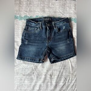 Silver Jeans Lacy Dark Indigo Denim Shorts